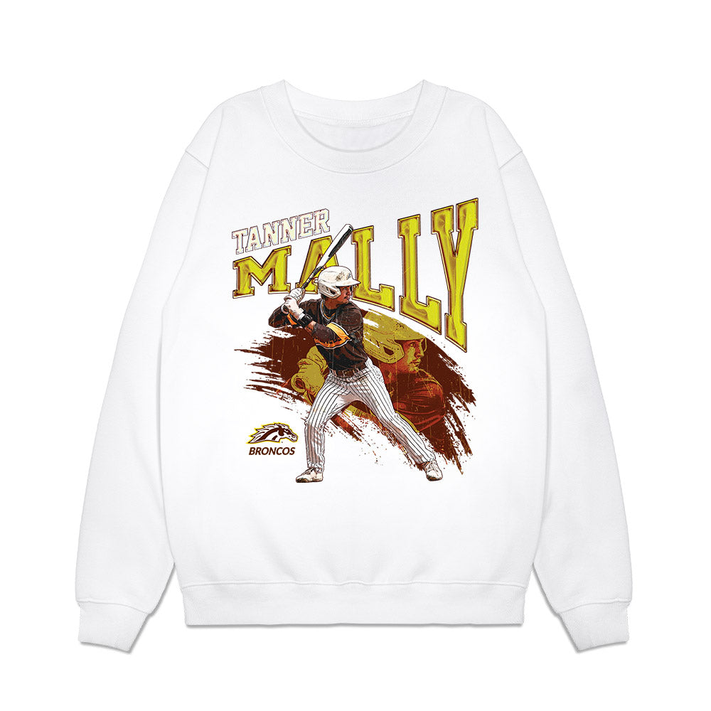 Western Michigan - NCAA Baseball : Tanner Mally - Individual Collage Premium Crewneck Sweatshirt-0