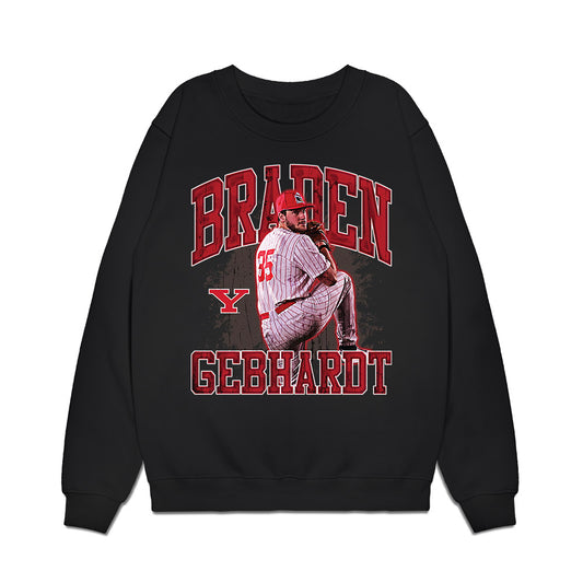 Youngstown State - NCAA Baseball : Braden Gebhardt - Collage Premium Crewneck Sweatshirt-0