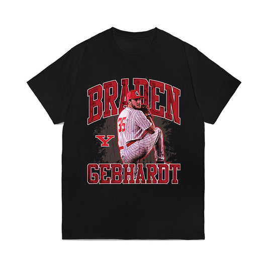 Youngstown State - NCAA Baseball : Braden Gebhardt - Collage Comfort Colors T-Shirt-0