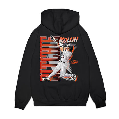 Oklahoma State - NCAA Baseball : Kollin Ritchie - Collage Premium Hooded Sweatshirt-1