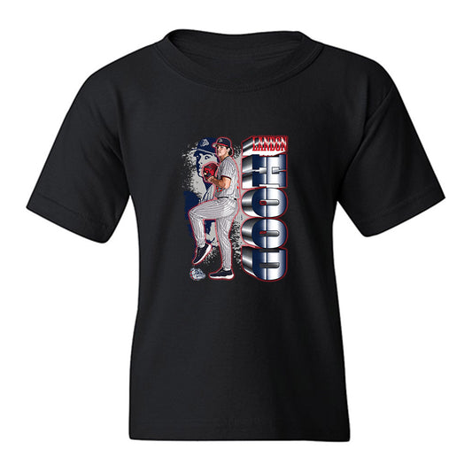 Gonzaga - NCAA Baseball : Landon Hood - Collage Youth T-Shirt-0