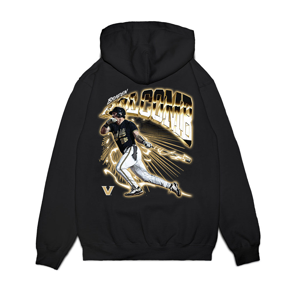 Vanderbilt - NCAA Baseball : Braden Holcomb - Collage Premium Hooded Sweatshirt-1