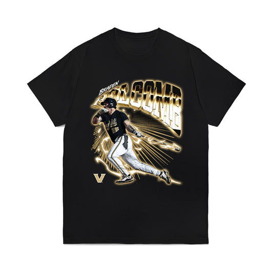 Vanderbilt - NCAA Baseball : Braden Holcomb - Collage Comfort Colors T-Shirt-0