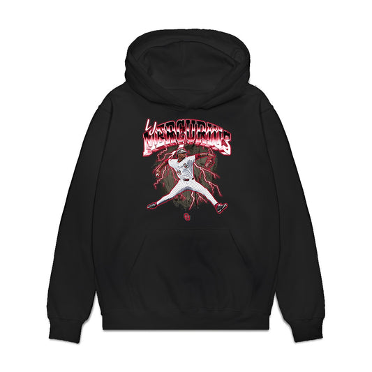 Oklahoma - NCAA Baseball : LJ Mercurius - Premium Hooded Sweatshirt-0