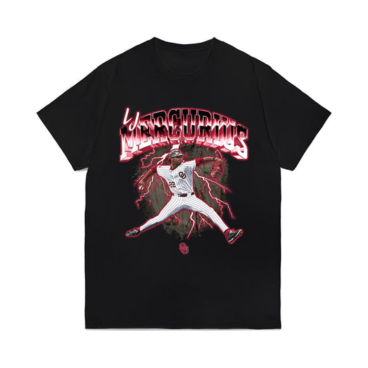 Oklahoma - NCAA Baseball : LJ Mercurius - Comfort Colors T-Shirt-0