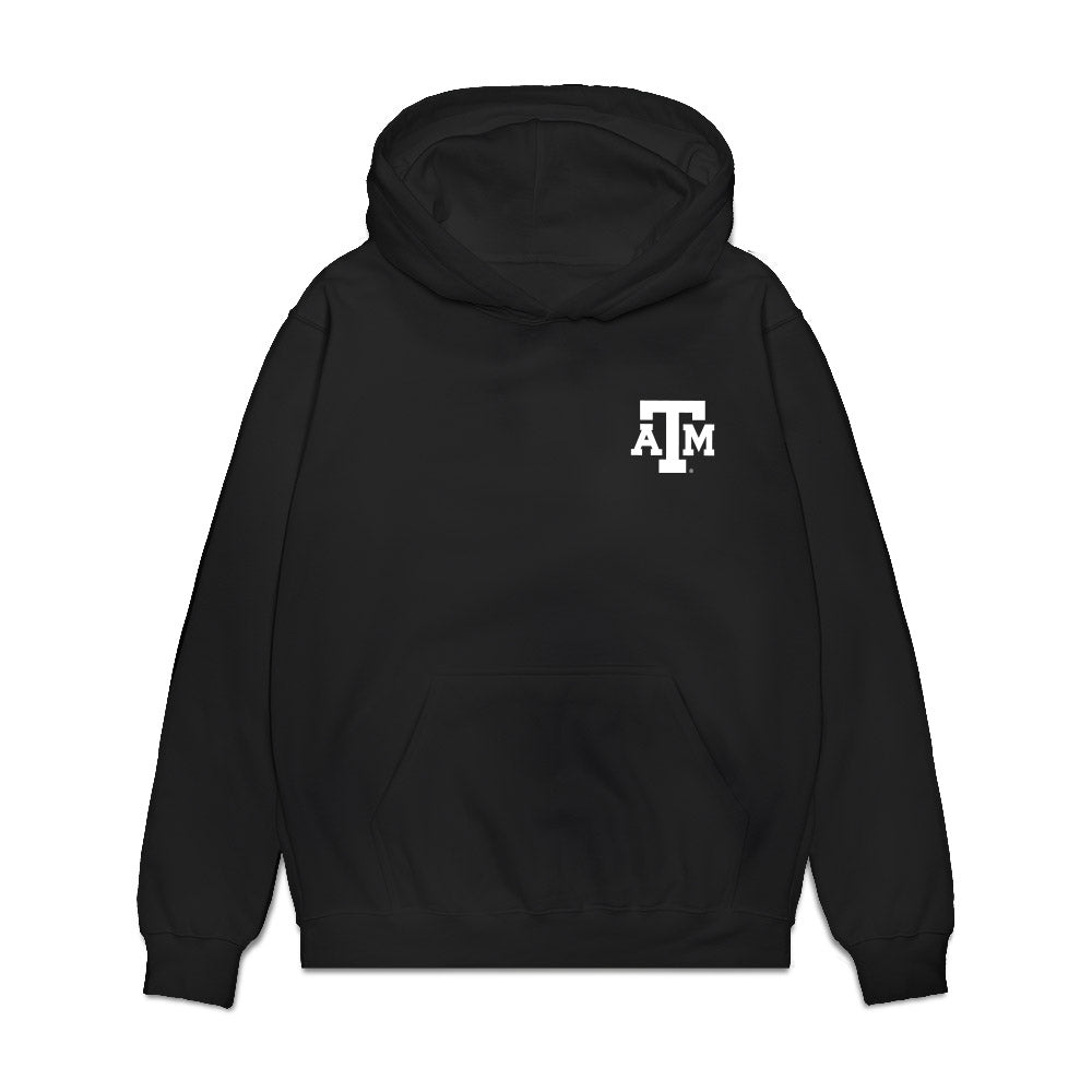 Texas A&M - NCAA Baseball : Caden Sorrell - Collage Premium Hooded Sweatshirt-0