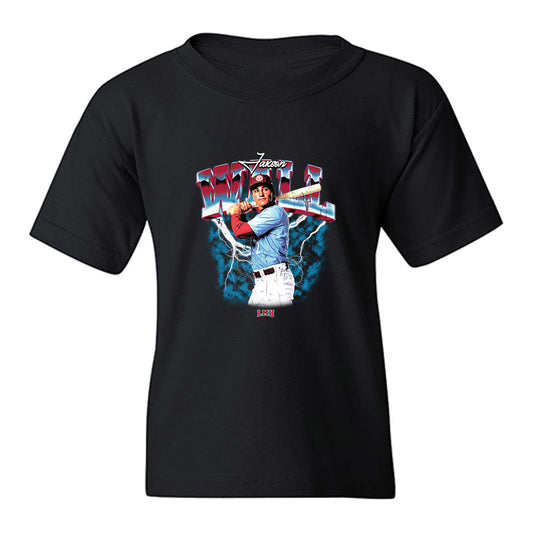 LMU - NCAA Baseball : Jaxson Wall - Collage Youth T-Shirt-0