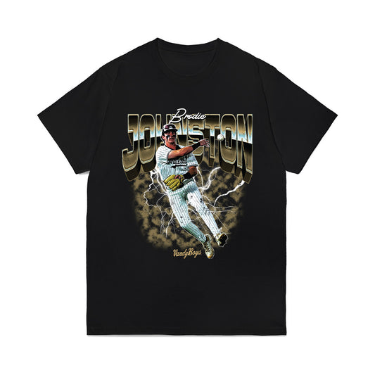 Vanderbilt - NCAA Baseball : Brodie Johnston - Collage Comfort Colors T-Shirt-0
