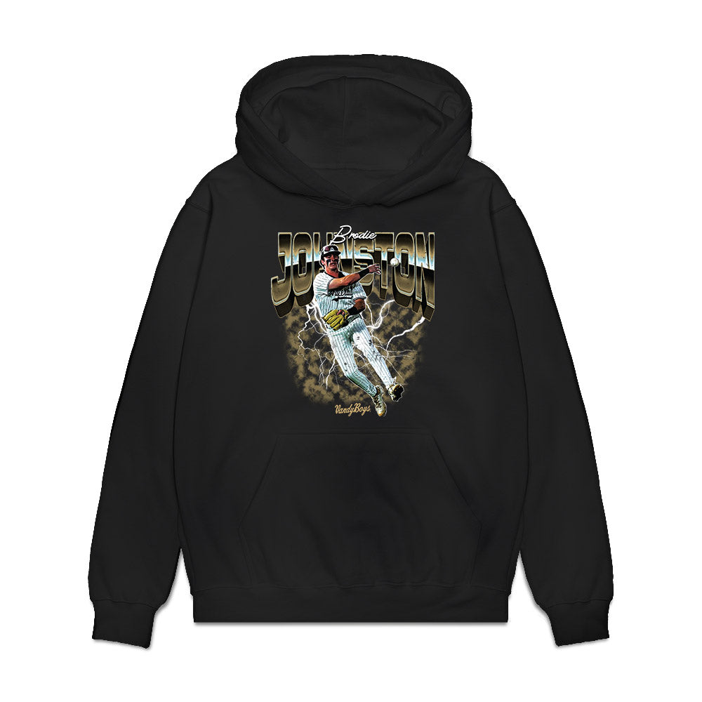 Vanderbilt - NCAA Baseball : Brodie Johnston - Collage Premium Hooded Sweatshirt-0