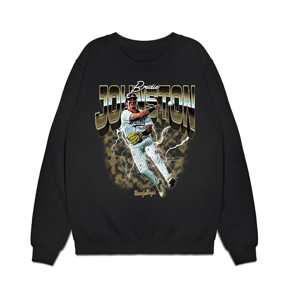 Vanderbilt - NCAA Baseball : Brodie Johnston - Collage Premium Crewneck Sweatshirt-0