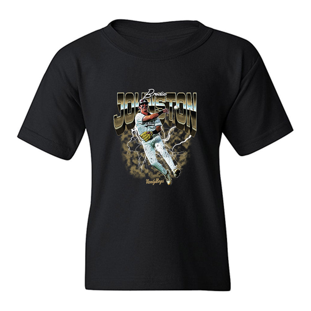 Vanderbilt - NCAA Baseball : Brodie Johnston - Collage Youth T-Shirt-0