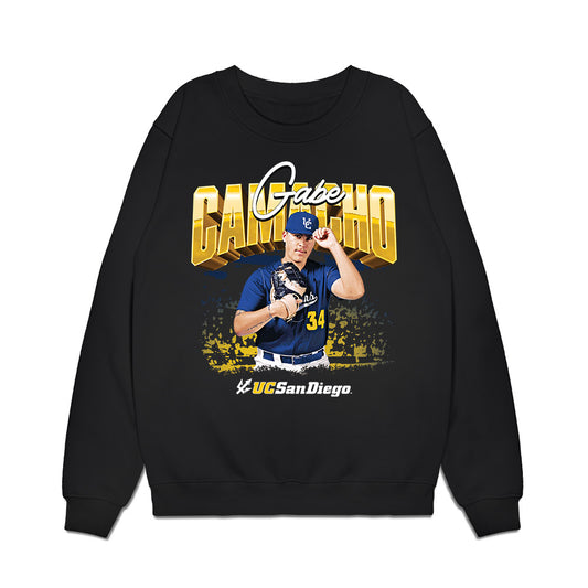 UCSD - NCAA Baseball : Gabe Camacho - Premium Crewneck Sweatshirt-0