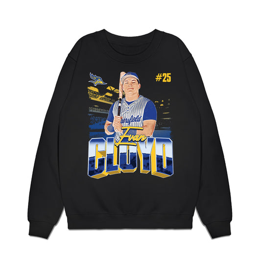 CSU Bakersfield - NCAA Baseball : Evan Cloyd - Collage Premium Crewneck Sweatshirt-0