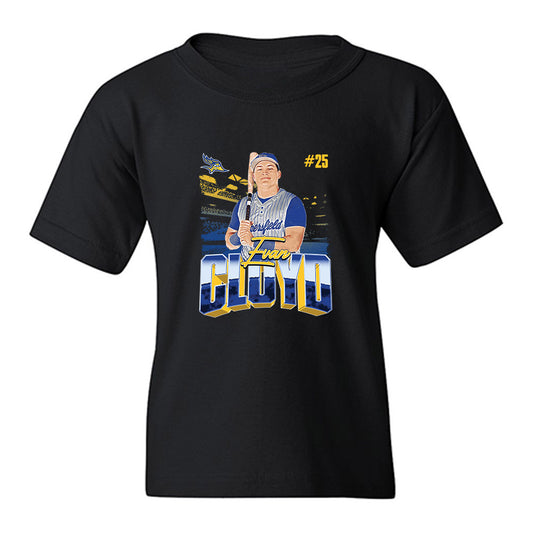 CSU Bakersfield - NCAA Baseball : Evan Cloyd - Collage Youth T-Shirt-0