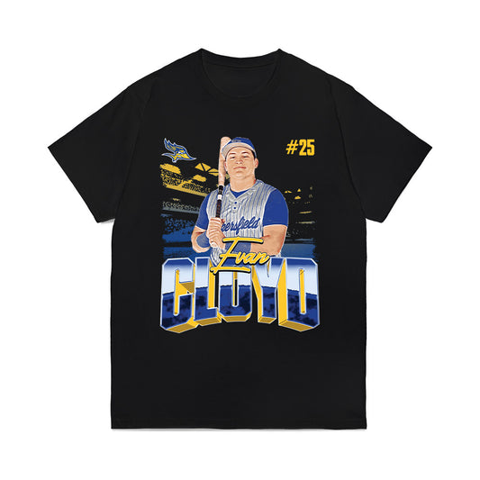 CSU Bakersfield - NCAA Baseball : Evan Cloyd - Collage Comfort Colors T-Shirt-0