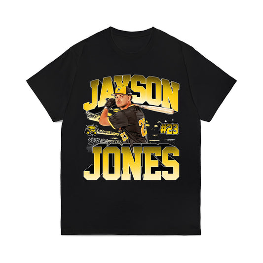 Wichita State - NCAA Baseball : Jayson Jones - Collage Comfort Colors T-Shirt-0