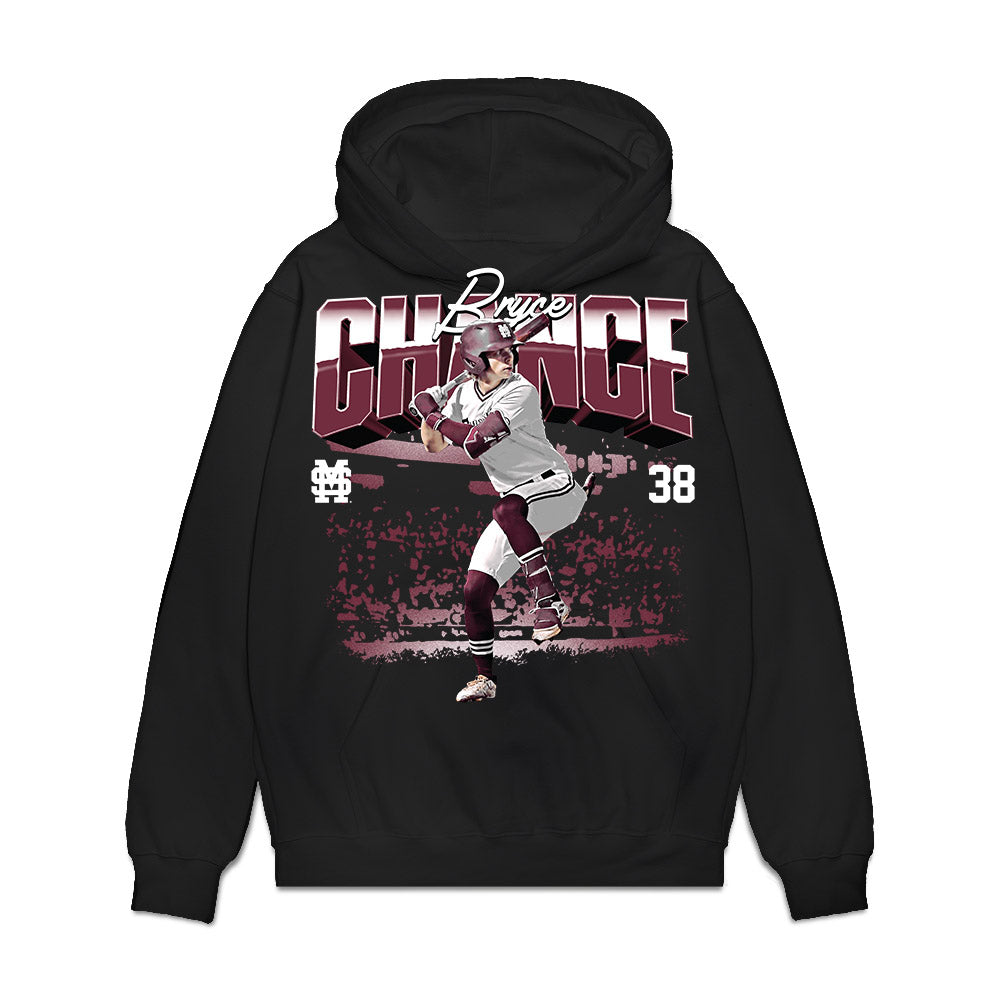 Mississippi State - NCAA Baseball : Bryce Chance - Individual Collage Premium Hooded Sweatshirt-0
