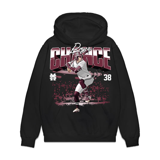 Mississippi State - NCAA Baseball : Bryce Chance - Individual Collage Premium Hooded Sweatshirt-0