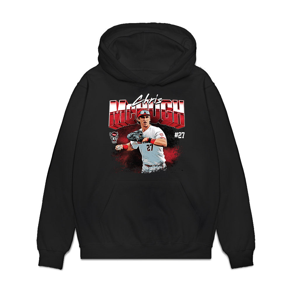 NC State - NCAA Baseball : Chris Mchugh - Collage Premium Hooded Sweatshirt-0