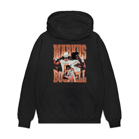 Texas - NCAA Football : Markus Boswell - Collage Premium Hooded Sweatshirt-0