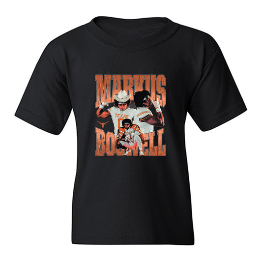 Texas - NCAA Football : Markus Boswell - Collage Youth T-Shirt-0