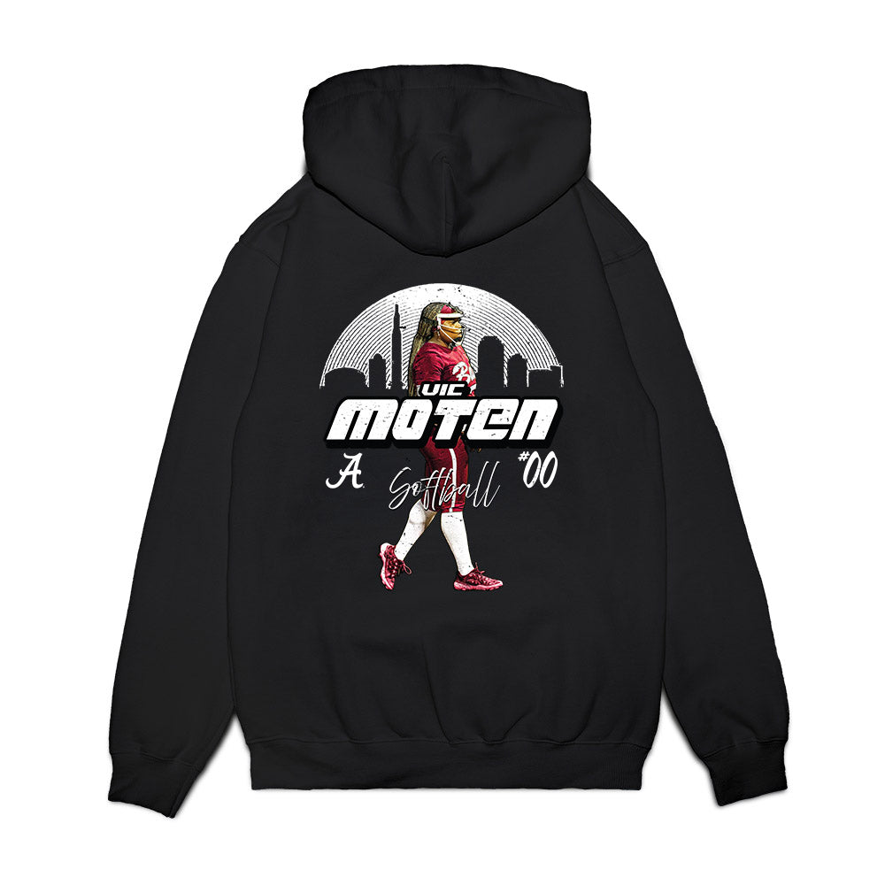 Alabama - NCAA Softball : Vic Moten - Collage Premium Hooded Sweatshirt-1
