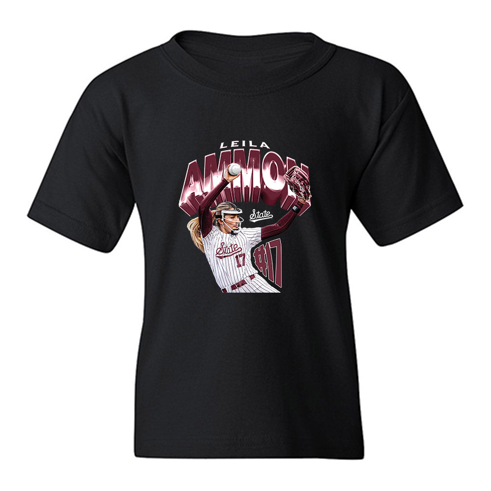 Mississippi State - NCAA Softball : Leila Ammon - Collage Youth T-Shirt-0
