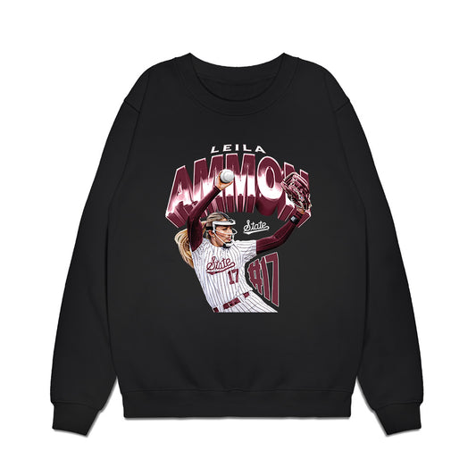 Mississippi State - NCAA Softball : Leila Ammon - Collage Premium Crewneck Sweatshirt-0