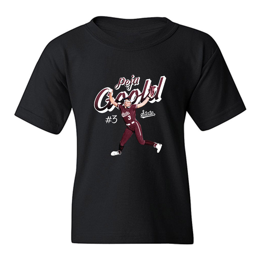 Mississippi State - NCAA Softball : Peja Goold - Collage Youth T-Shirt-0