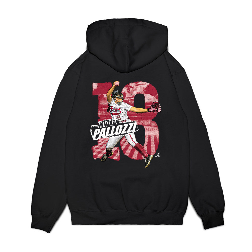 Alabama - NCAA Softball : Kaitlyn Pallozzi - Collage Premium Hooded Sweatshirt-1