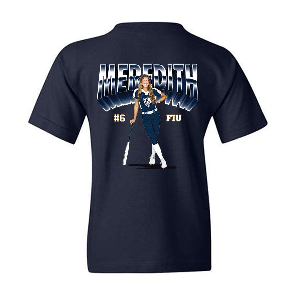 FIU - NCAA Softball : Kally Meredith - Youth T-Shirt-1