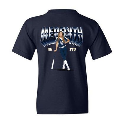 FIU - NCAA Softball : Kally Meredith - Youth T-Shirt-1