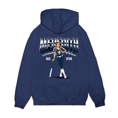FIU - NCAA Softball : Kally Meredith - Fleece Hooded Sweatshirt-1