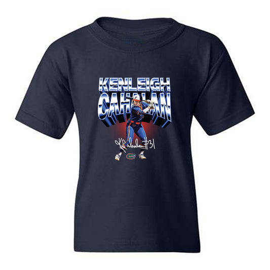 Florida - NCAA Softball : Kenleigh Cahalan - Youth T-Shirt-0