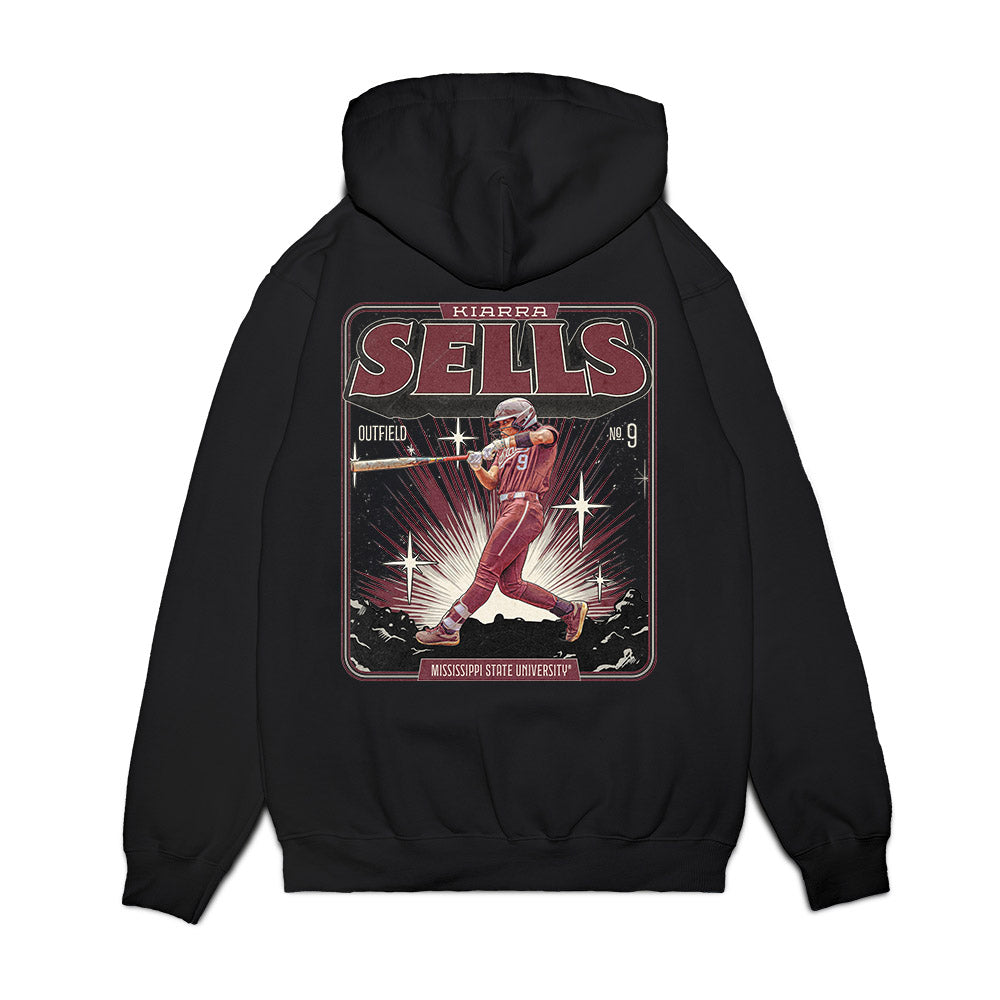 Mississippi State - NCAA Softball : Kiarra Sells - Individual Collage Premium Hooded Sweatshirt-1