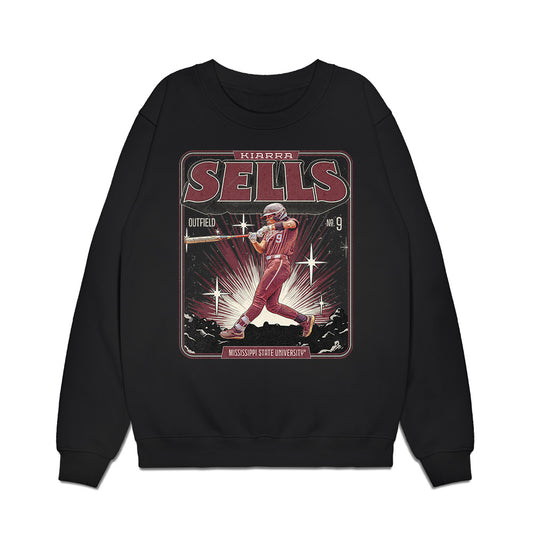 Mississippi State - NCAA Softball : Kiarra Sells - Collage Premium Crewneck Sweatshirt-0