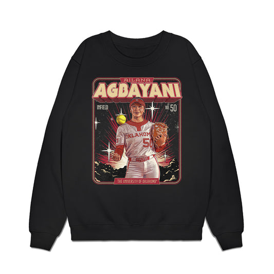 Oklahoma - NCAA Softball : Ailana Agbayani - Collage Premium Crewneck Sweatshirt-0