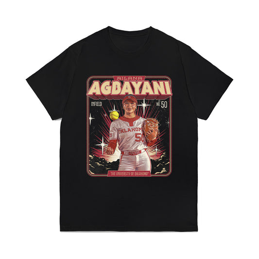 Oklahoma - NCAA Softball : Ailana Agbayani - Collage Comfort Colors T-Shirt-0