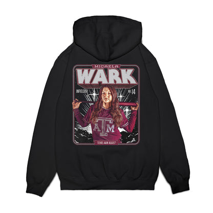 Texas A&M - NCAA Softball : Micaela Wark - Collage Premium Hooded Sweatshirt-1
