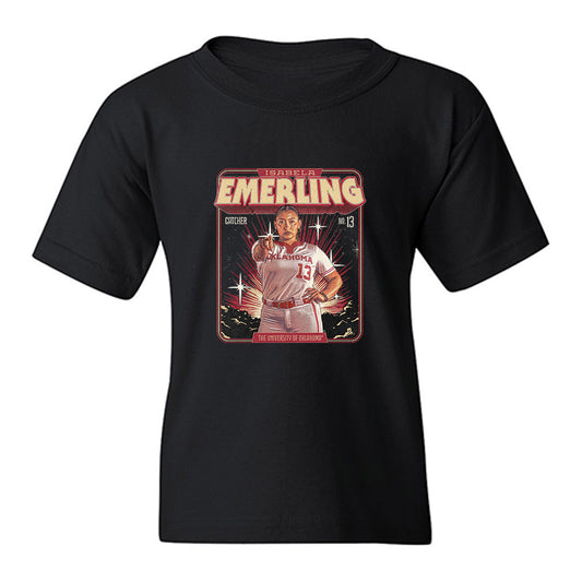 Oklahoma - NCAA Softball : Isabela Emerling - Collage Youth T-Shirt-0