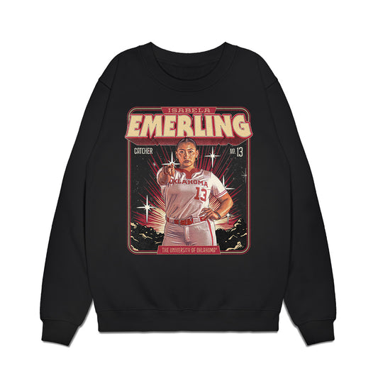 Oklahoma - NCAA Softball : Isabela Emerling - Collage Premium Crewneck Sweatshirt-0