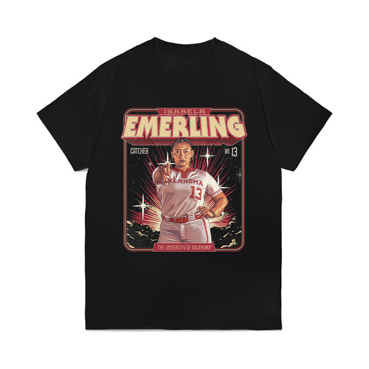 Oklahoma - NCAA Softball : Isabela Emerling - Collage Comfort Colors T-Shirt-0