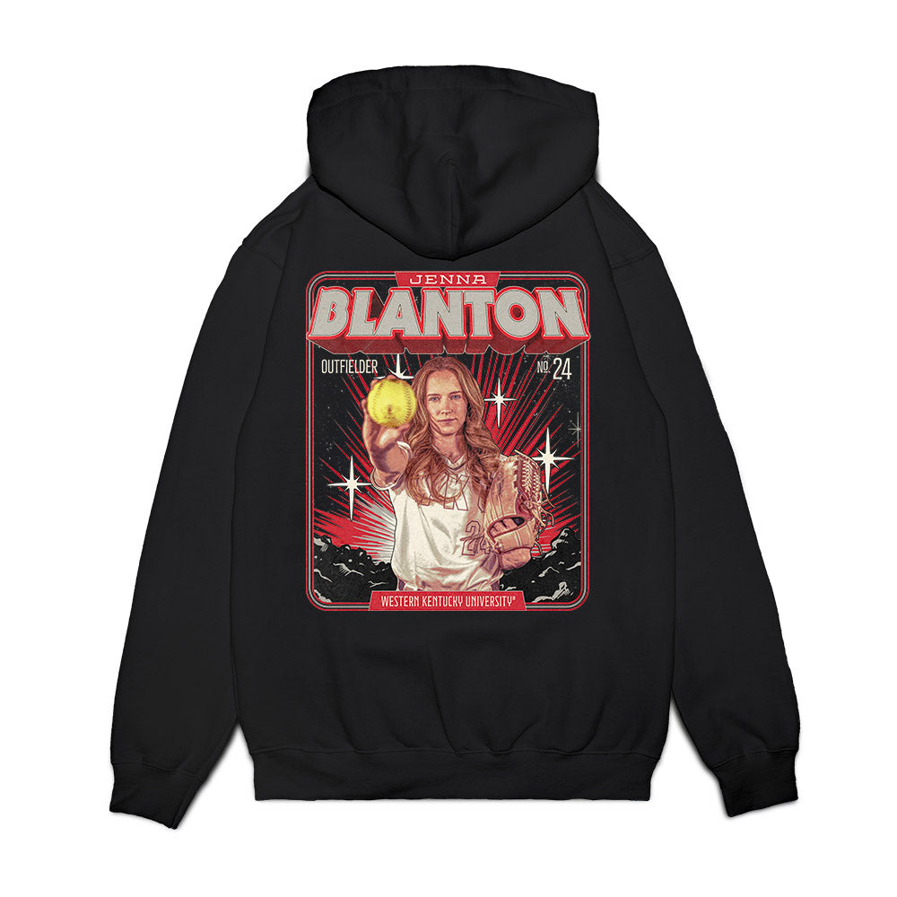 Western Kentucky - NCAA Softball : Jenna Blanton - Collage Premium Hooded Sweatshirt-1