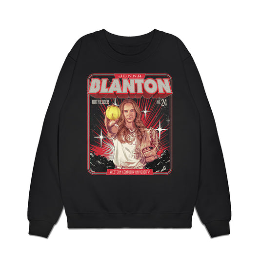 Western Kentucky - NCAA Softball : Jenna Blanton - Collage Premium Crewneck Sweatshirt-0