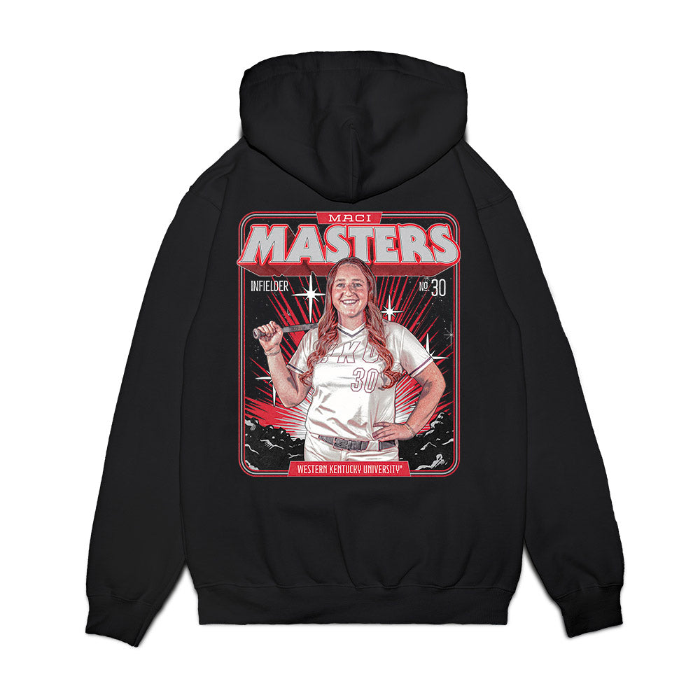 Western Kentucky - NCAA Softball - Card Inspired Premium Hooded Sweatshirt-1