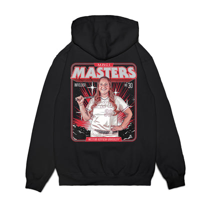 Western Kentucky - NCAA Softball - Card Inspired Premium Hooded Sweatshirt-1