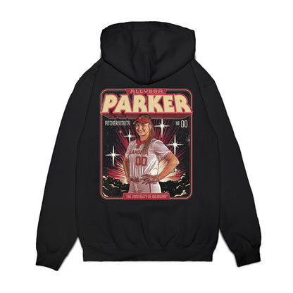Oklahoma - NCAA Softball : Allyssa Parker - Collage Premium Hooded Sweatshirt-1