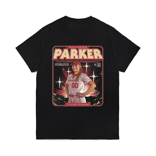 Oklahoma - NCAA Softball : Allyssa Parker - Collage Comfort Colors T-Shirt-0