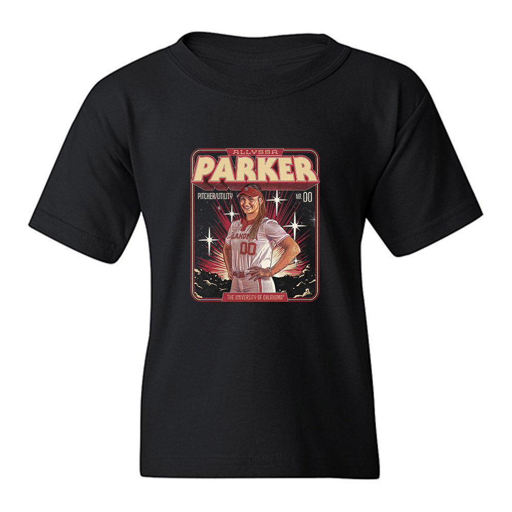 Oklahoma - NCAA Softball : Allyssa Parker - Collage Youth T-Shirt-0