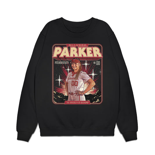 Oklahoma - NCAA Softball : Allyssa Parker - Collage Premium Crewneck Sweatshirt-0